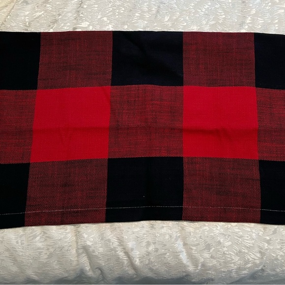 NWOT Pottery Barn Duvet & Euro Sham Red/Black - Picture 3 of 7